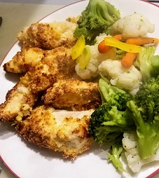 Air Fryer Parmesan Crusted Chicken